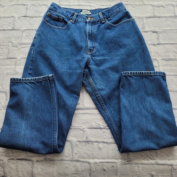 L.L. Bean Original Fit Relaxed Jeans Size 12 Regular - Picture 3 of 12